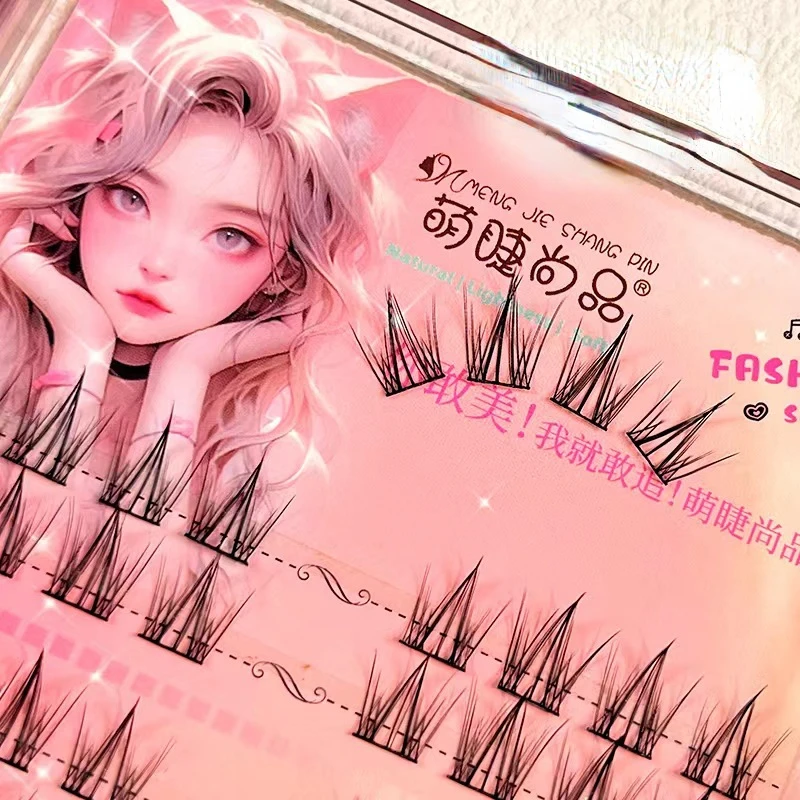 1-box DIY Eyelash Clusters Natural False Eyelashes Manga Lashes Individual Eyelashes Lazy Trilogy Fake Eyelashes Anime Lashes