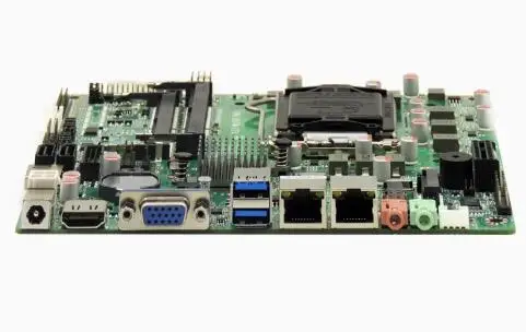 H510 Mini-ITX เมนบอร์ด 10/11th Core i3/i5/i7/i9 LGA1200 CPU IPC SBC ฝัง Ultra-thin เมนบอร์ด 2COM 2LAN DC-19V LPT