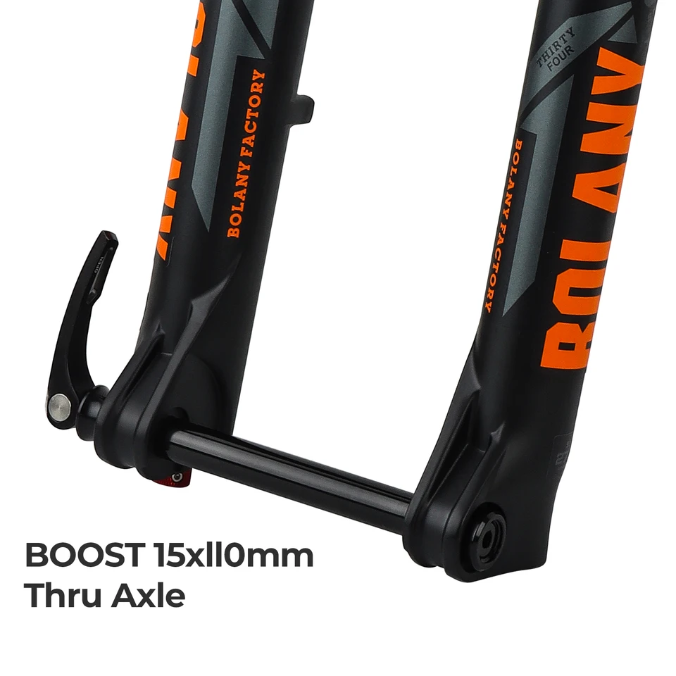 BOLANY 175mm Travel 15mm Thru Axle MTB Fork 29 Air Suspension