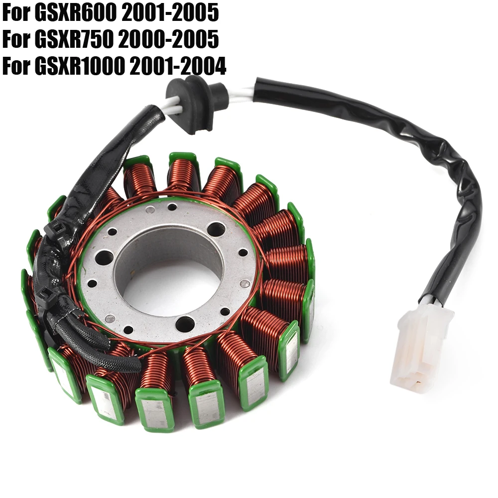 

Motorcycle Stator Coil for Suzuki GSXR600 GSXR750 GSXR1000 2001 2002 2003 2004 31401-40F00 31401-29G00 GSX-R GSXR 600 750 1000