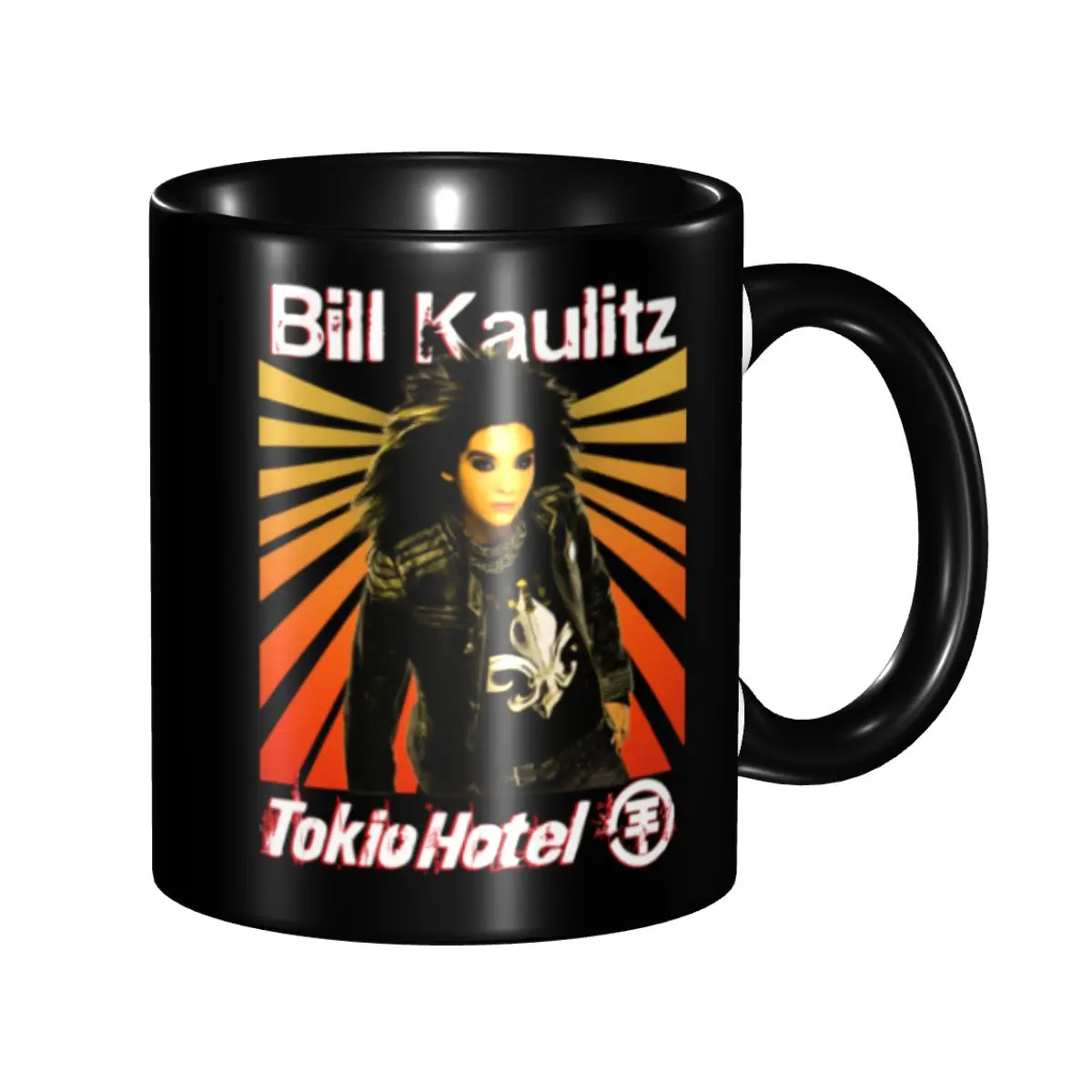 Taza de Café de Tokio Hotel, Estilo Heavy Metal Pop Rock, Taza de Cerámica Personalizada para Té y Leche