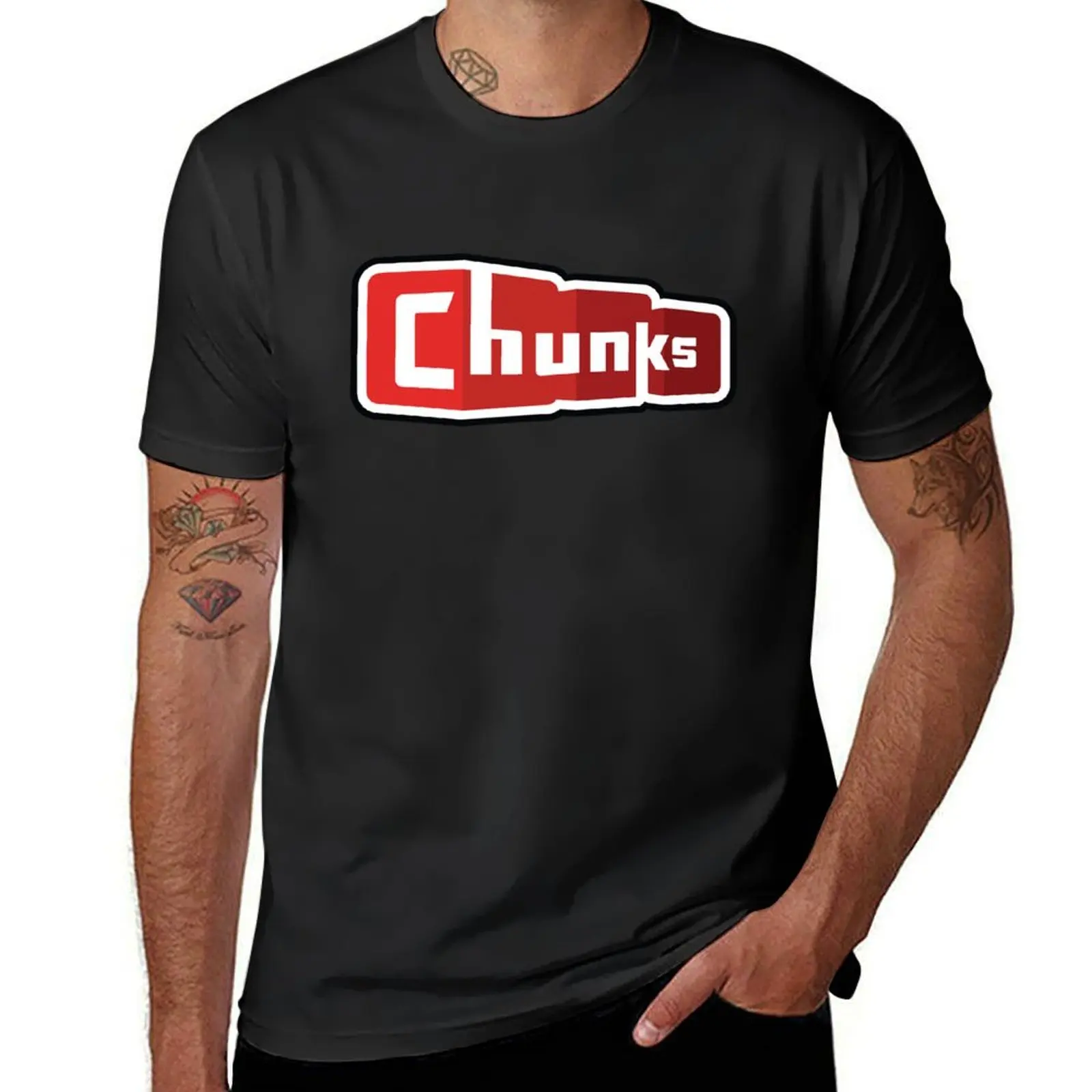 CHUNKS! T-Shirt plus sizes graphics cute tops korean fashion plain t shirts men