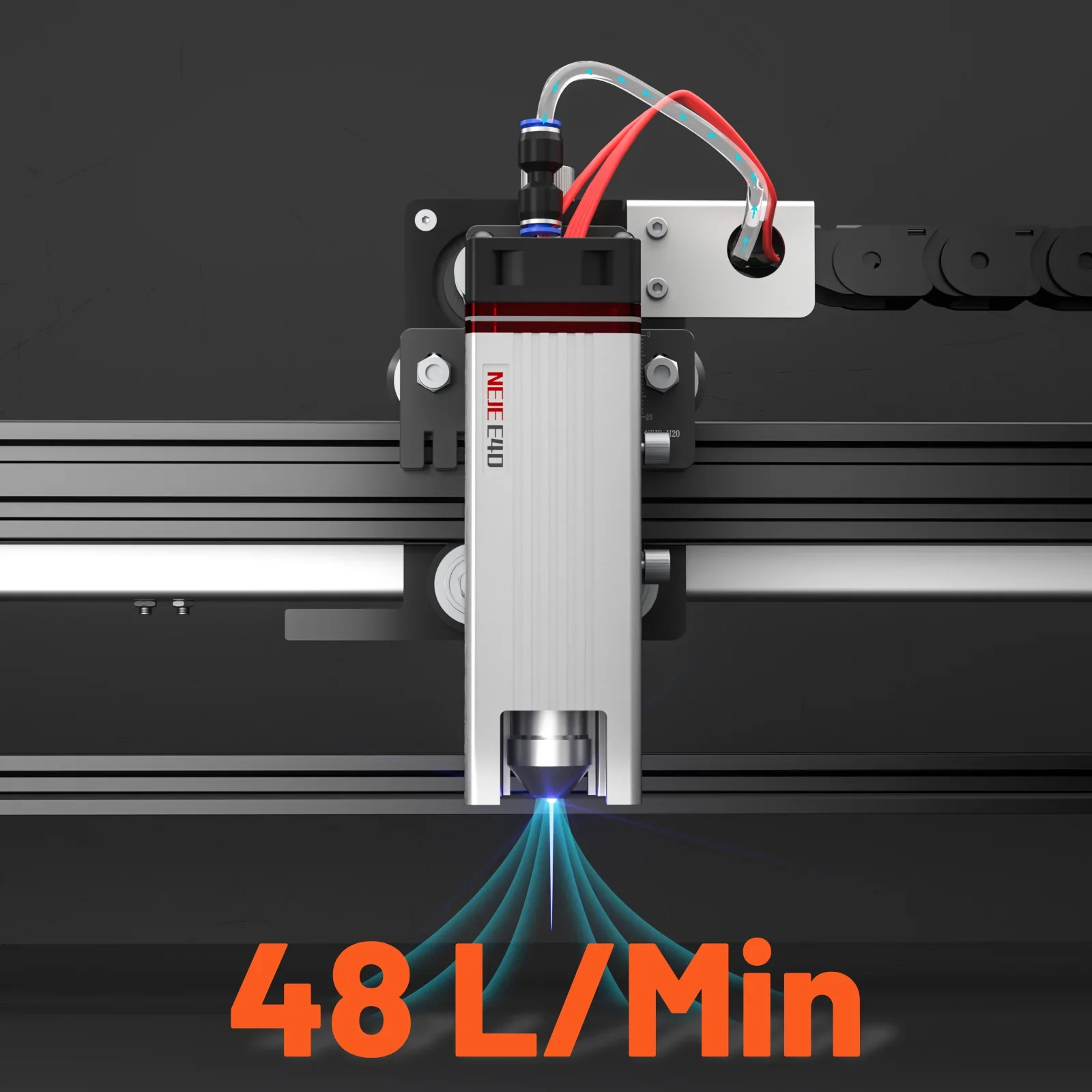 Imagem -03 - Neje Air Assist Conjunto para Proteger o Módulo Laser Len