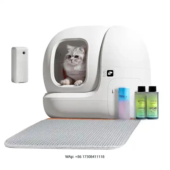 

Smart Self-Cleaning Cat Box App Control Global Edition Cat Toilet with Odor Deodorizer