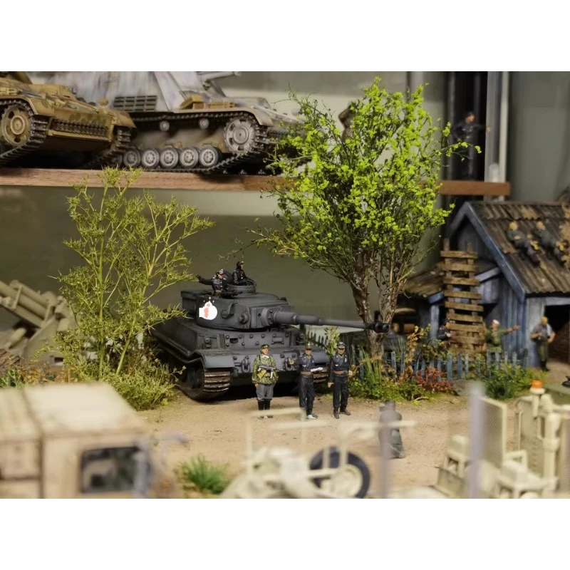 1/72 Bilancia 2 Pz 234 Cougar Car Set Carro Armato Soldati Action Figures Modello FAI DA TE Scena Accessorio Collezione di Bambole Display Giocattoli Ventole