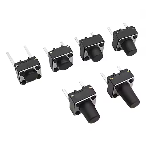 20/50/100Pcs Micro Tactile Switch Momentary Tact DIP Switch 2Pin 6 x 6mm Micro Touch Push Button Switch High 5mm 6mm 7mm 8mm 9mm - Image 2