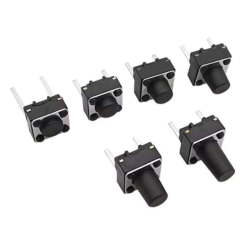 20/50/100Pcs Micro Tactile Switch Momentary Tact DIP Switch 2Pin 6 x 6mm Micro Touch Push Button Switch High 5mm 6mm 7mm 8mm 9mm - Image 2