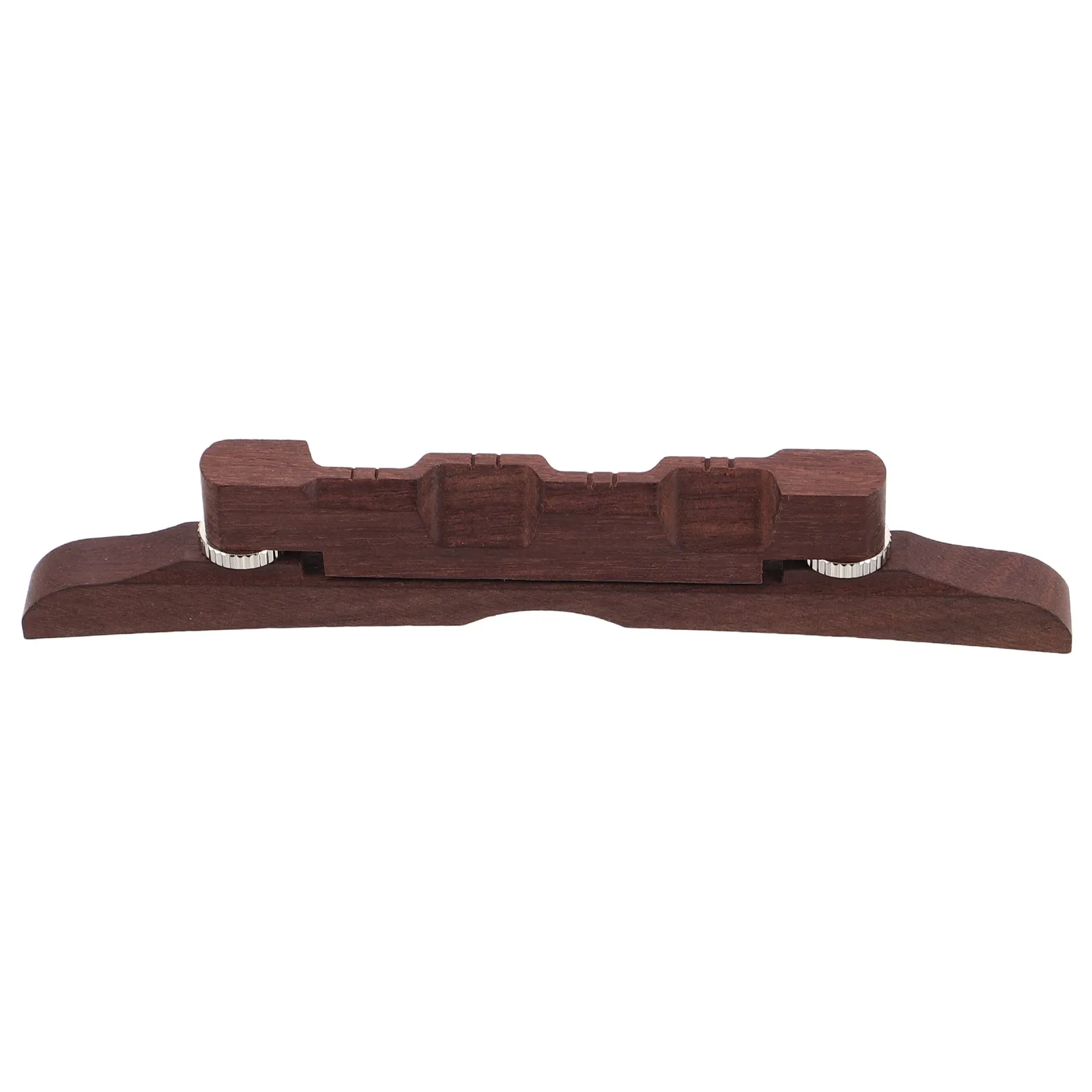 

Guitar Bridge Balanced Swing Component Adjustable Ebony Acoustic Bone Saddle Wood Nut Pins Banjo