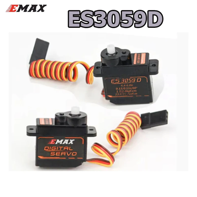 EMAX RC 모델 및 로봇 PWM 액추에이터, RC 비행기용 금속 디지털 액추에이터, ES3059D 9g