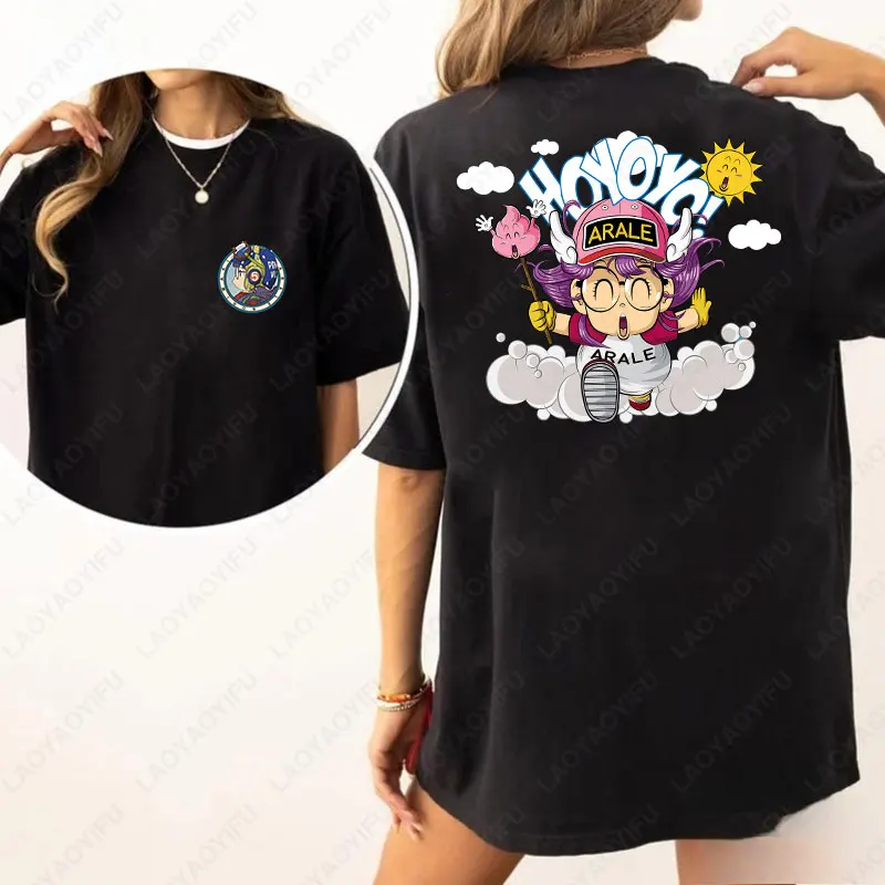 

Cartoon Anime Little Girl Arale Graphic Tshirt Japanese Manga Printing Unisex Streetwear Kawaii Retro Trend Cool T Shirts Gifts