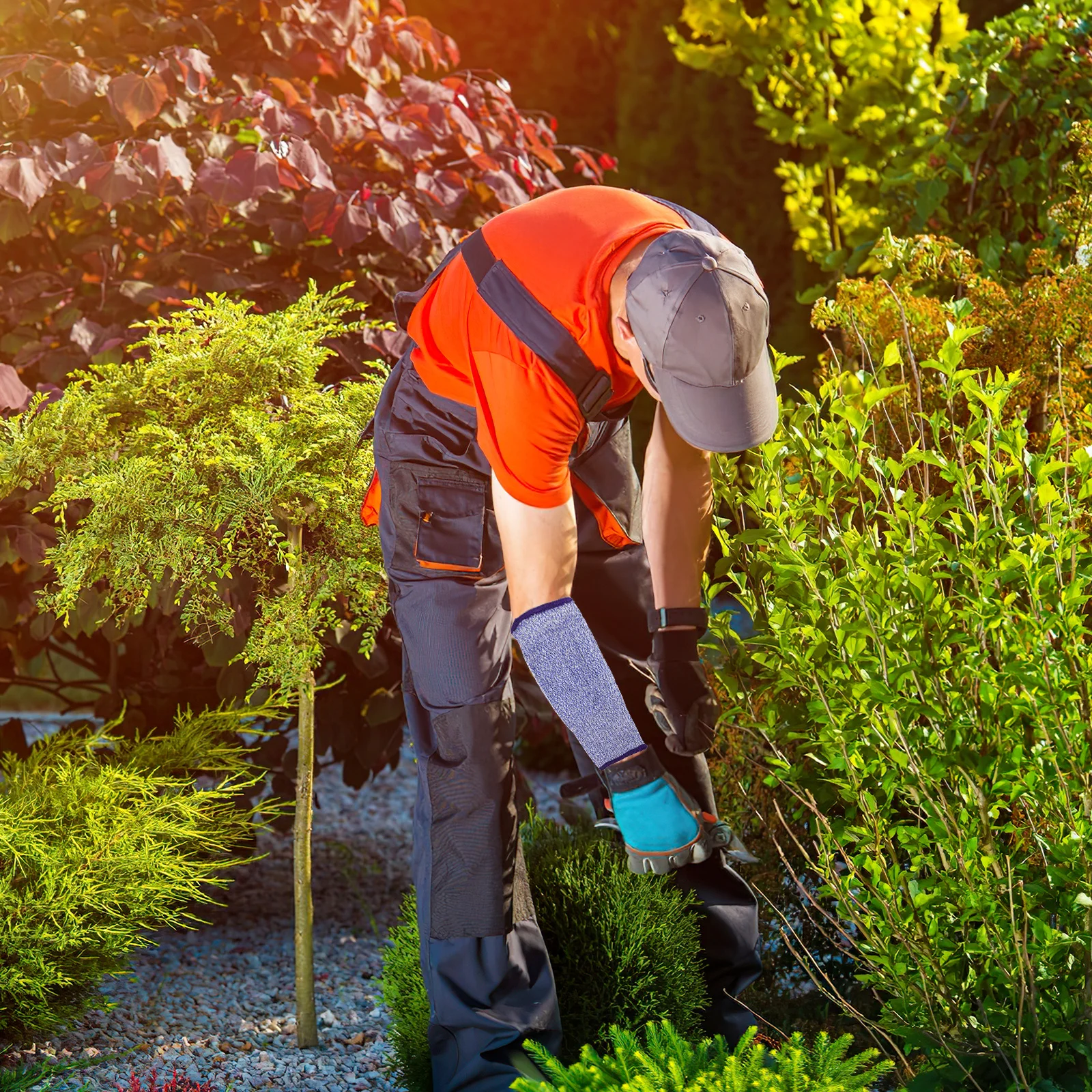 

10pcs Cut Resistant Arm Sleeve Forearm Protection For Men Women Safety Guard Lightweight Breathable Work Garden Woodworking