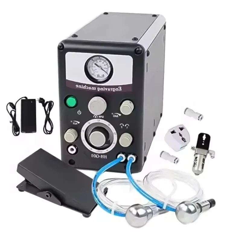 220 فولت يمكن نقش المجوهرات/سوار/خاتم/حجر مزدوج الرأس آلة الحفر الهوائية آلات المجوهرات 400-8000 دورة في الدقيقة #1