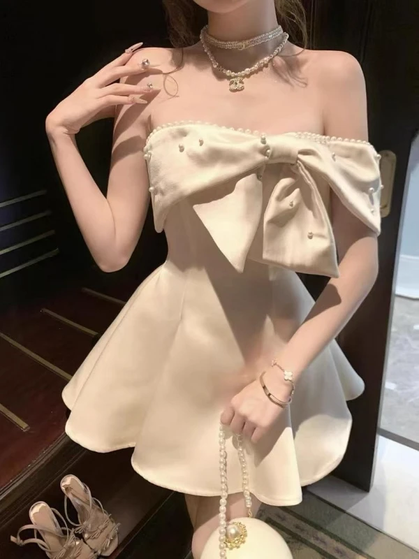 

Ele Birthday Dr Женский ремень на один плечо с жемчугом и синей талией, завязанный узлом, высокая талия, ort Dr Sexy Sle