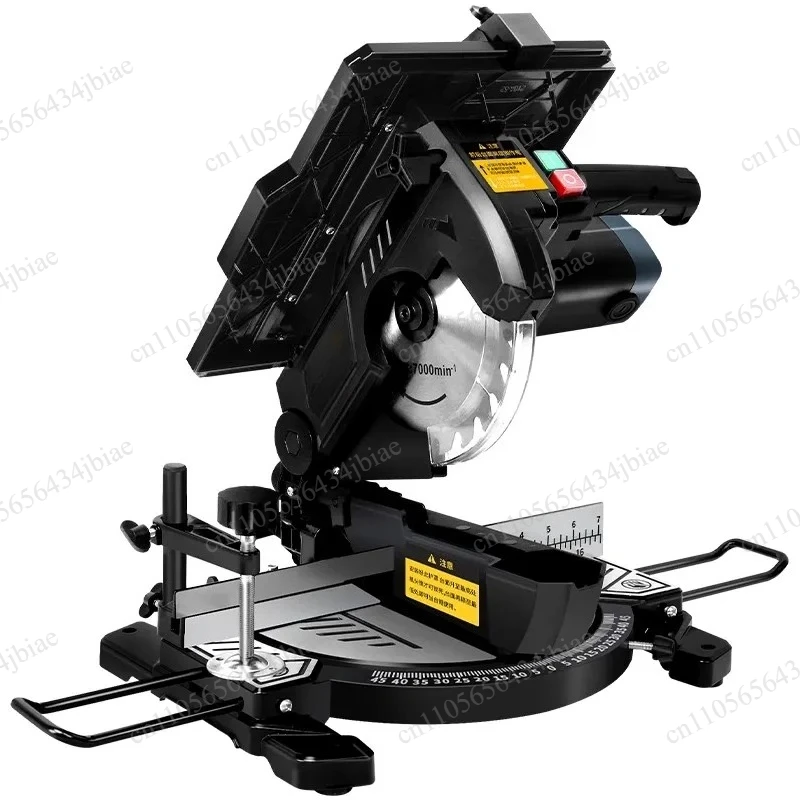 High Precision Table Saw Aluminum Profile Cutting Machine 220V 1400W Woodworking Sawing Multifunctional Compound Saw