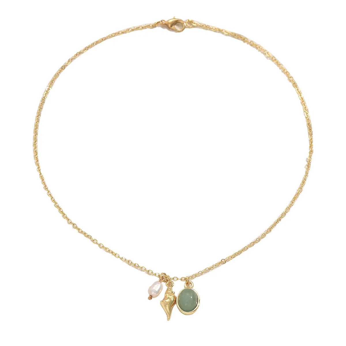 

Ocean Style Shell Pearl | Vacation Style Daily Wear Fresh Necklace
