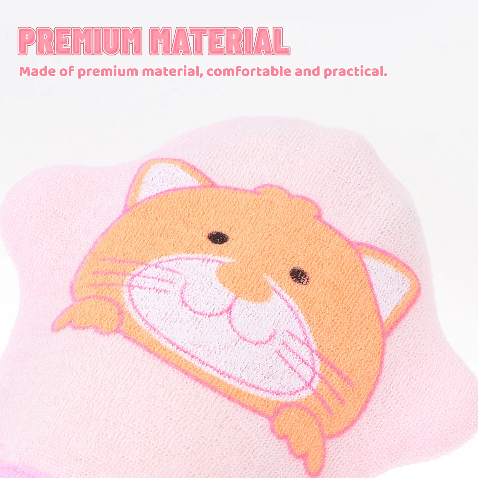 

3pcs Children Cartoon Bath Gloves Shower Scrubbers Kids Bath Mitts Gentle Exfoliating Lightweight Foaming Bathing Gloves Bright