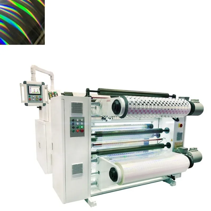 Metallized PET Film Holographic Hard Embossing Machine Printer Hologram Machine Price