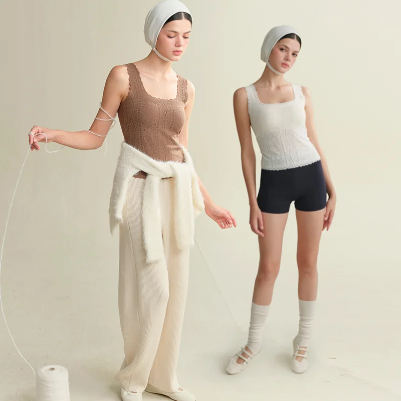 SUJIIN 2 قطعة/الوحدة ملابس اخلية حرارية بلايز للنساء 2025 الشتاء عادية أكمام ساحة طوق سترة قاعدة طبقة القمم امرأة XD015