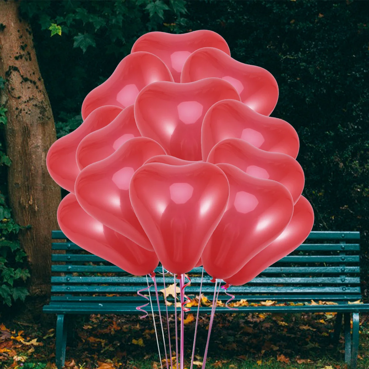

50Pcs Heart Shape Red Latex Balloons 12inch Perfect for Wedding Engagement Birthday Party Decoration Party Balloons