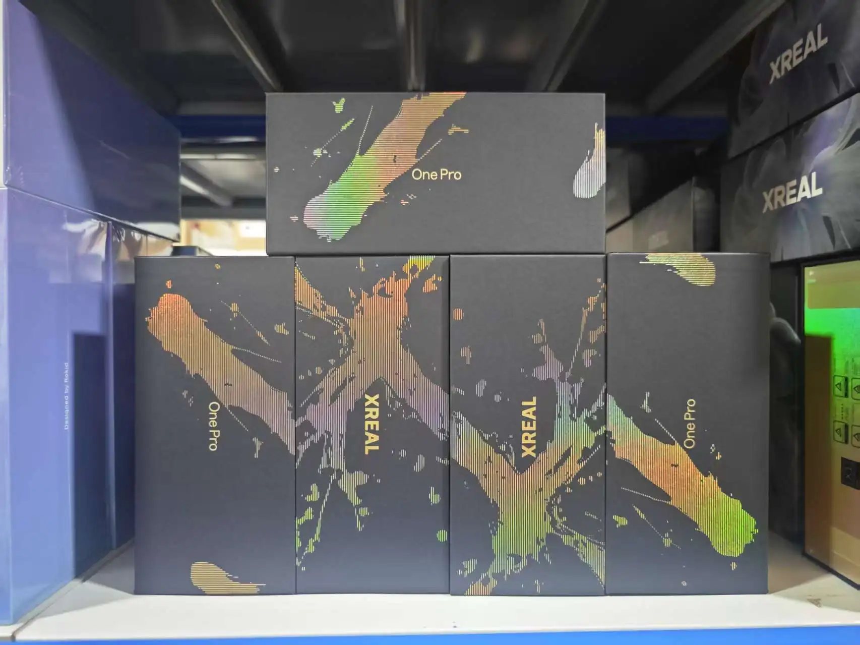 XREAL One Pro AR Smart Glasses 477" HD Screen 3DoF Space Hovering 3D Real Glasses For iPhone Mac Switch PS5 Game Private Cinema