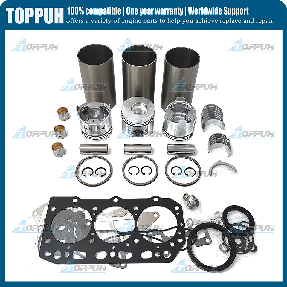 Overhaul Rebuild Kit For Yanmar 3TNV86 3TNV86CT