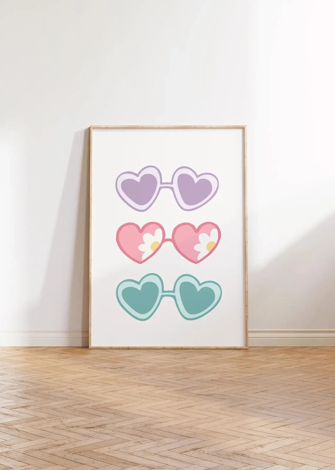 Print Gallery Wall Decor Set - Ideal custom gift for twin baby showers, little girls birthday, sibling room refresh