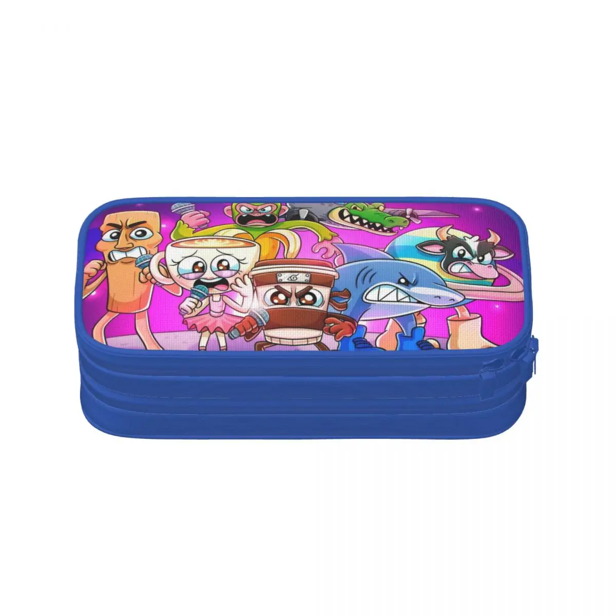 

Italian Brainrot Meme Pencil Case Tralalero Tralala Pencilcases Pen Holder Kids Big Capacity Bag Students School Gift Stationery