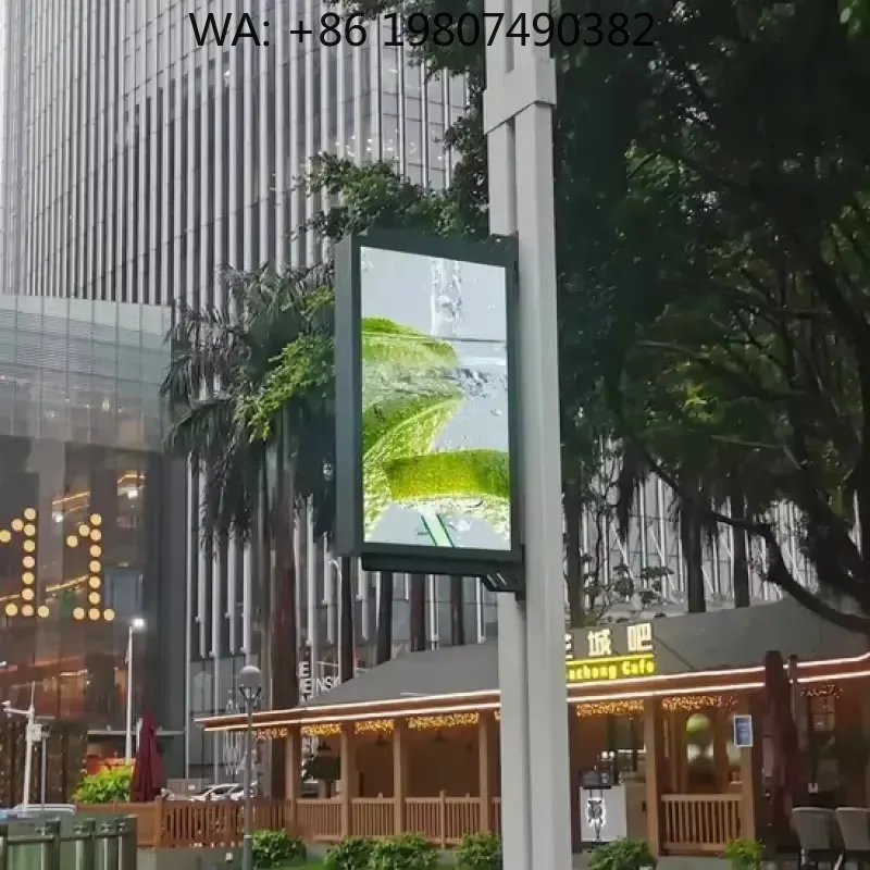 

P2.5 Street Pole LED Display, Full Color SMD Panel for Urban Roadside Outdoor Commercial Video Advertising Promotion