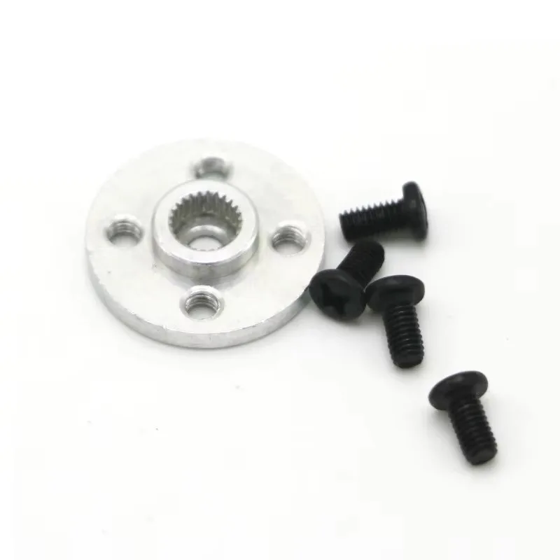5/10PCS 25T Metal Servo Arm Round Type Disc Metal Horns for MG995 MG996R RC Servos Futaba ACE Robot