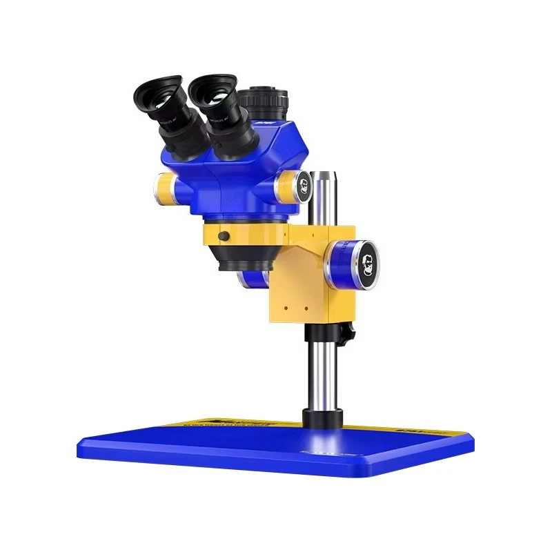

Тринокулярный стереомикроскоп с увеличением 7-50X, наклон на 45 градусов, вращение на 360 градусов, стандарт PL10*25 мм