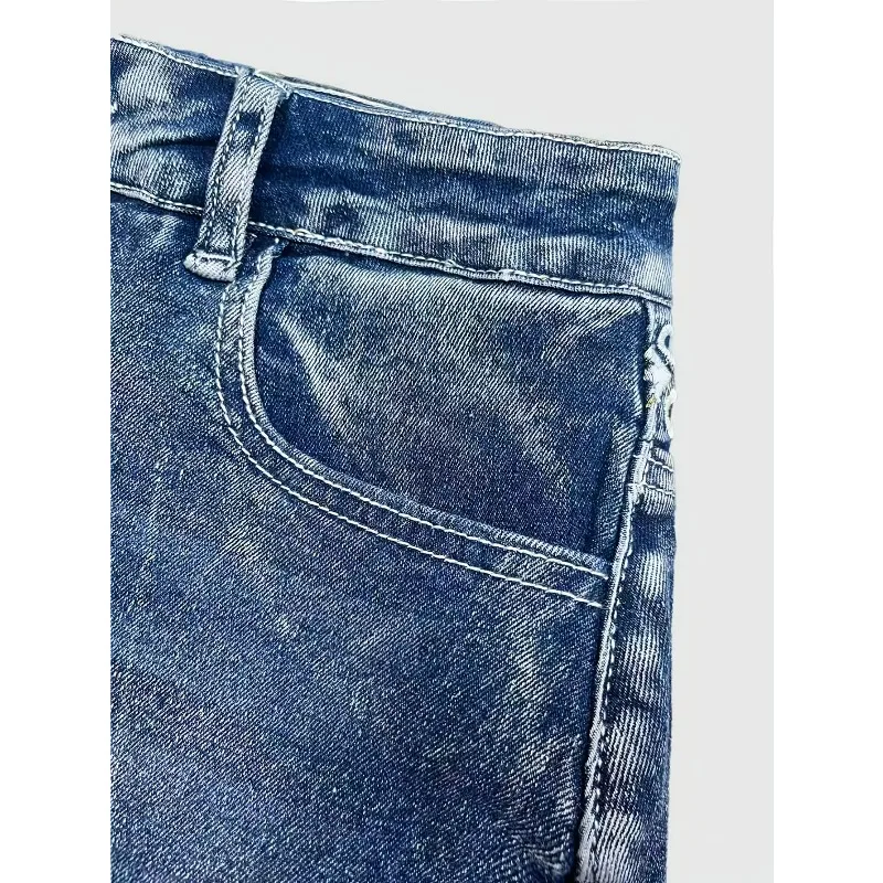 Spicy Girl High Waisted  A-Line Skirt Denim Retro Spring Summer New Anti-Light Slimming Short Dress Young Women Cotton Y2K Skirt