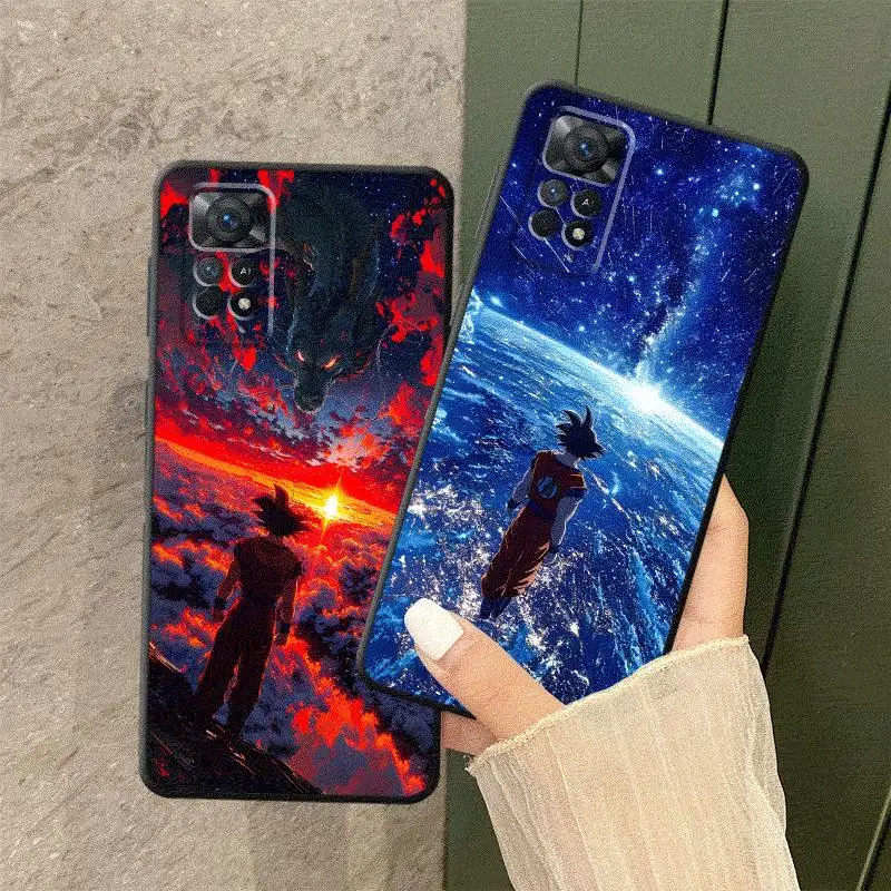 

Dragon Ball Firmament Goku Soft Shell Case for Xiaomi Redmi Note 11 11s 12Pro 13Pro 10 8t 9s 10s 10Pro 14 Pro+ 11Pro 9T 12s 13