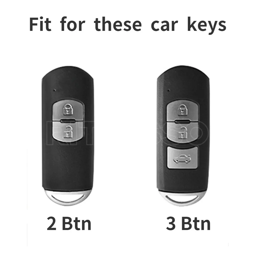 سبائك الزنك سيارة مفتاح بعيد غطاء لمازدا 2 3 5 6 BL BM GJ Atenza Axela Demio CX-3 CX3 CX-5 CX5 CX7 CX-9 CX8 اكسسوارات