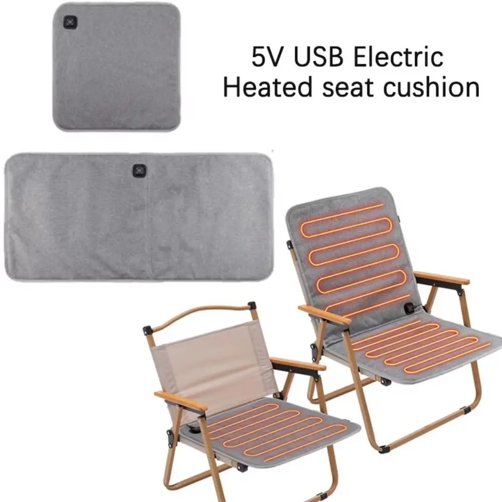 

with 3 Adjustable Temperatures Heated Seat Cushion Waterproof USB Heating Electric Heating Seats Pad Chair Backrest Heated Mat