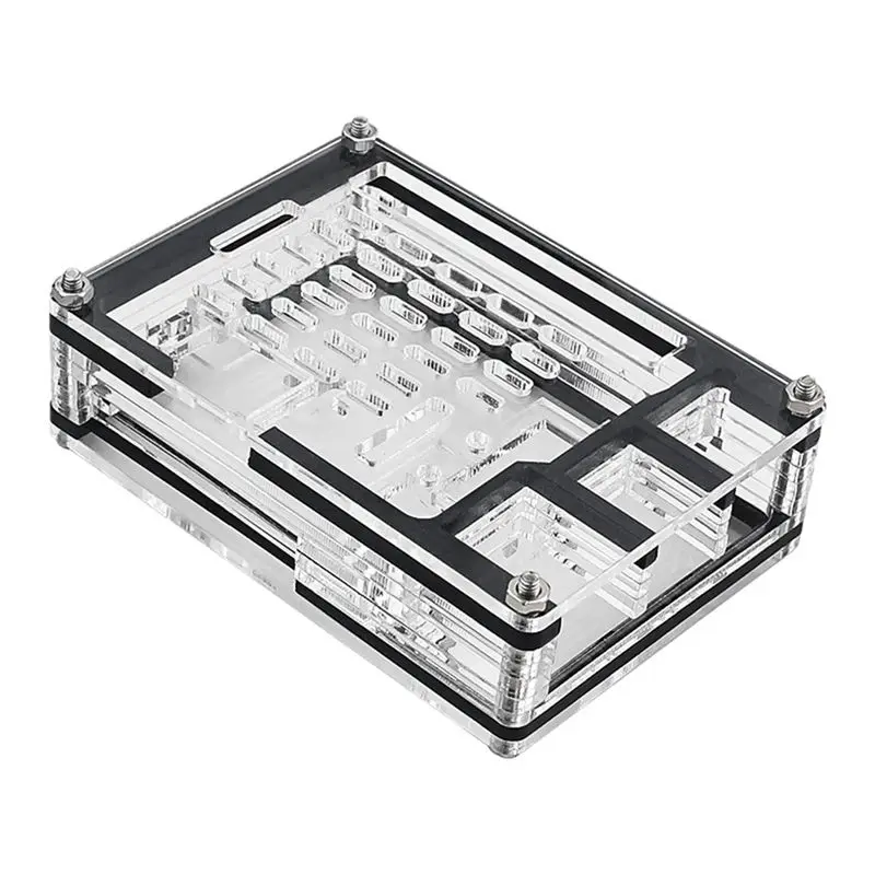 

9 Layers Acrylic Case For Raspberry Pi 5 Compatible With For Raspberry Pi 5 Active Cooler Durable