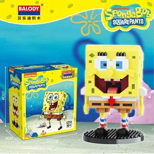 ألعاب نموذج لبنات البناء Spongebob للأطفال ، بيت الأناناس ، مشاهد غرفة الحبار ، شخصية باتريك ستار ، هدايا للأطفال ، مطعم Krusty Krusty Krab أعلى 10 مبيعات ليغو سبونجبوب - رقم 2