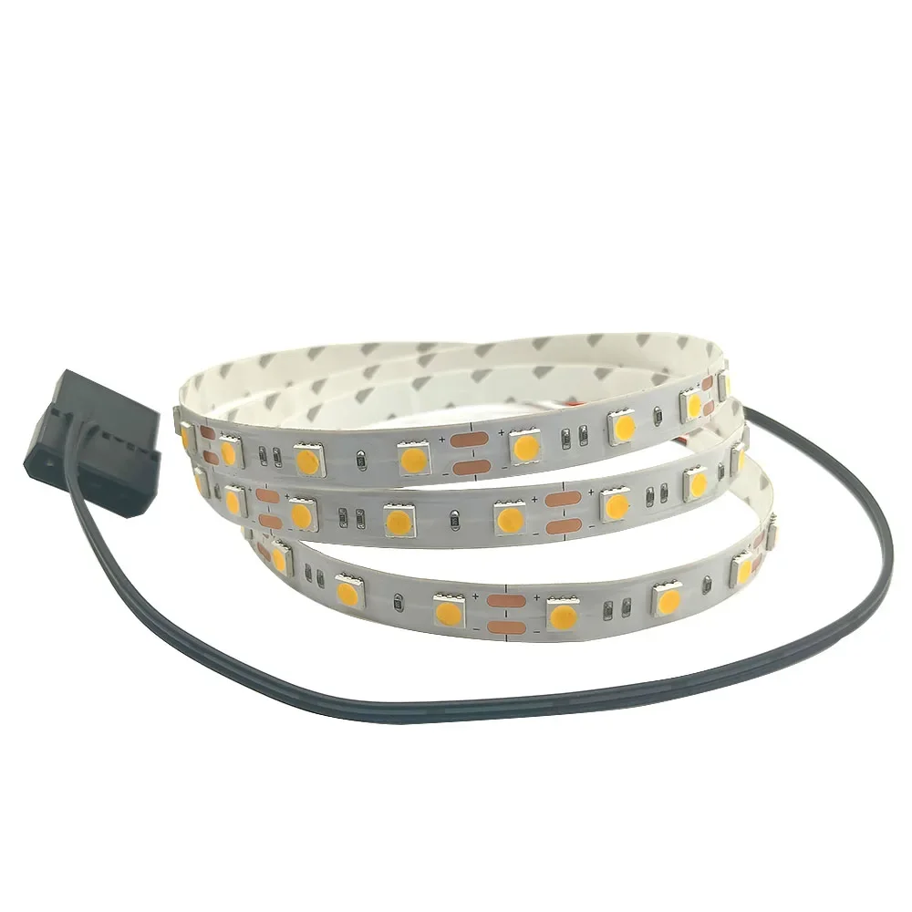 0.5-3M DC 12V led light 5050 red green blue white pink for pc case Background PC Computer Adhesive tape Light Connector