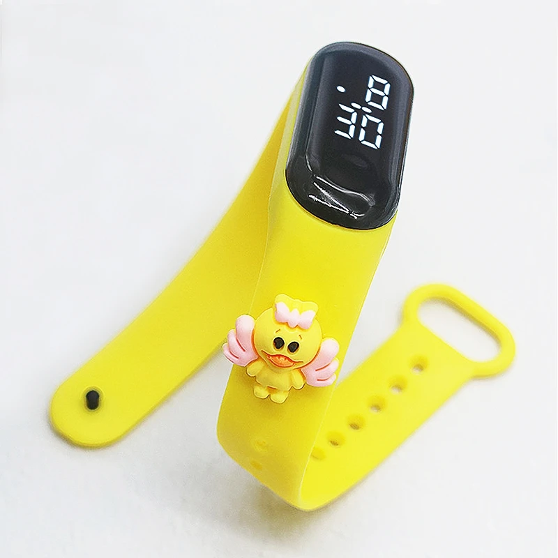 Waterproof Watches For Children Outdoor Sports Watch Cartoon Tiger Lion Toy Bracelet Kids Digital Electronic Watch montre enfant