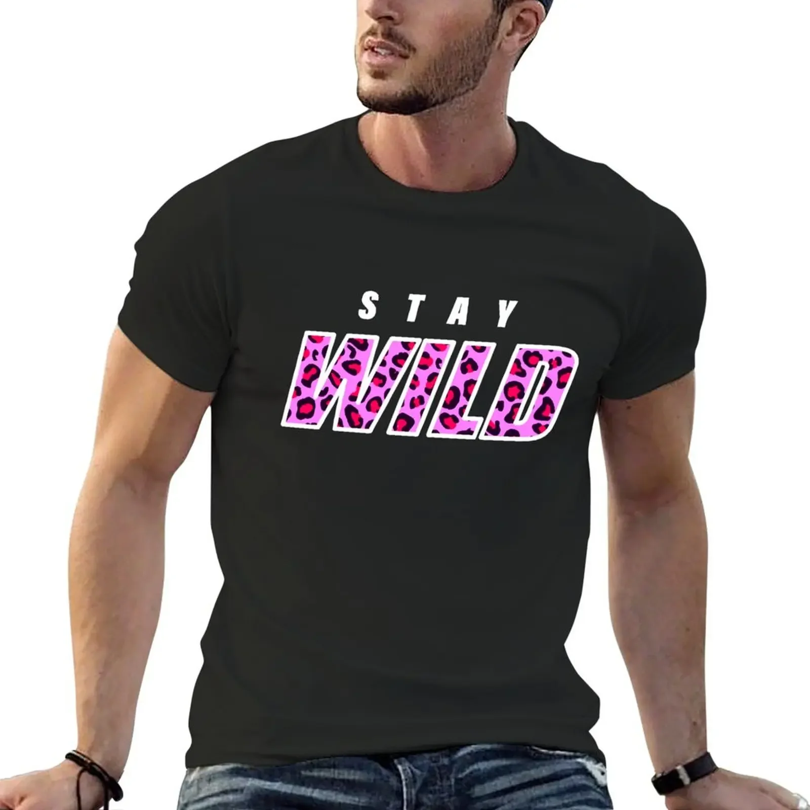 

Stay Wild New Ben Azelart Merch T-Shirt new edition oversized t shirt men clothing