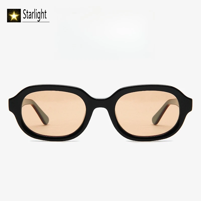 الاستقطاب النظارات الشمسية السوداء النساء البيضاوي خلات إطار صغير كبار نظارات امرأة شخصية العصرية الرجال نظارات حديثة الطراز رجل 143 مللي متر