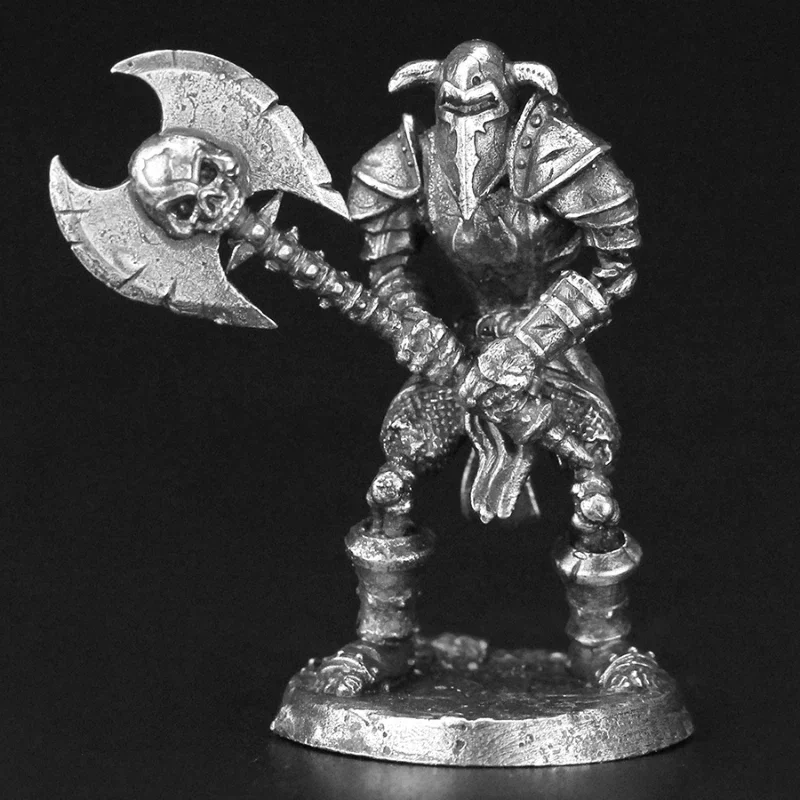 Cupronickel Metal Knight-errant Action Figures Toys Model Desktop Decor Board Game Chess Pieces Ornament Accessories Figurine