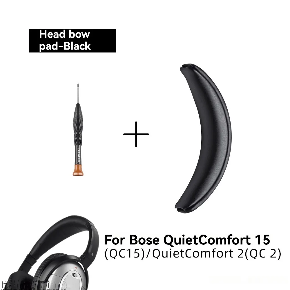 Easy Install Headphone Beam Protector Sleeve Replacement Snap on Design Headbeam Cushion for Bose QuietComfort 15/2 QC15/QC2