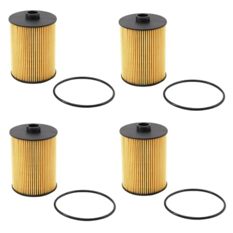 

4PCS Engine Oil Filter Element for Porsche New Cayenne 3.6 New Passat New Magotan CC 3.0 Part Number: 03H115562 03H-115-562