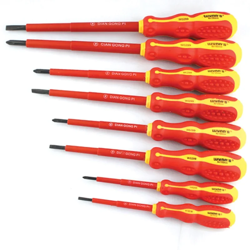 Weililion Isolation Screwdriver Kit One-character Cross Electrician Screwdriver High-temperature Resistant W0299