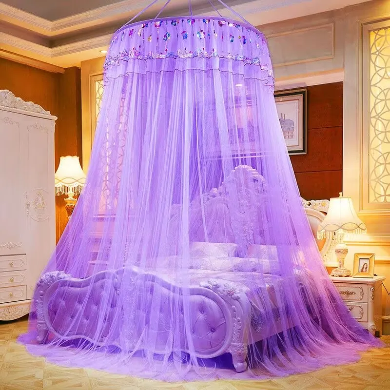 Home And garden Children Bed Mosquito Net Girl Round Bed Tent Mosquito Nets Bed Curtain Bed Canopy For Double Bed Mosquito Net