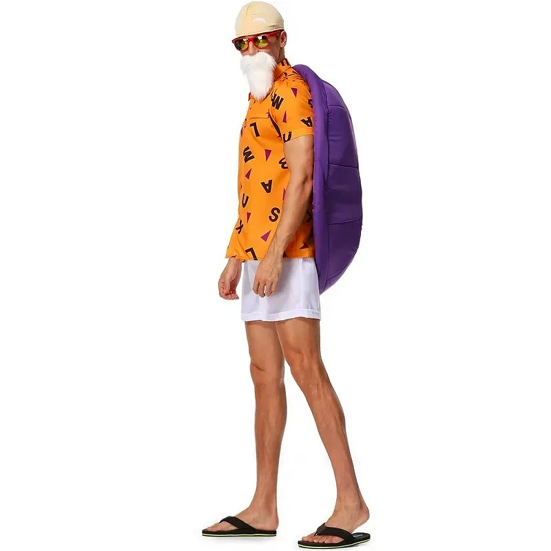 Master Roshi Tortoise Man Uniformi Cosplay Fata tartaruga maschile Costumi natalizi di Halloween