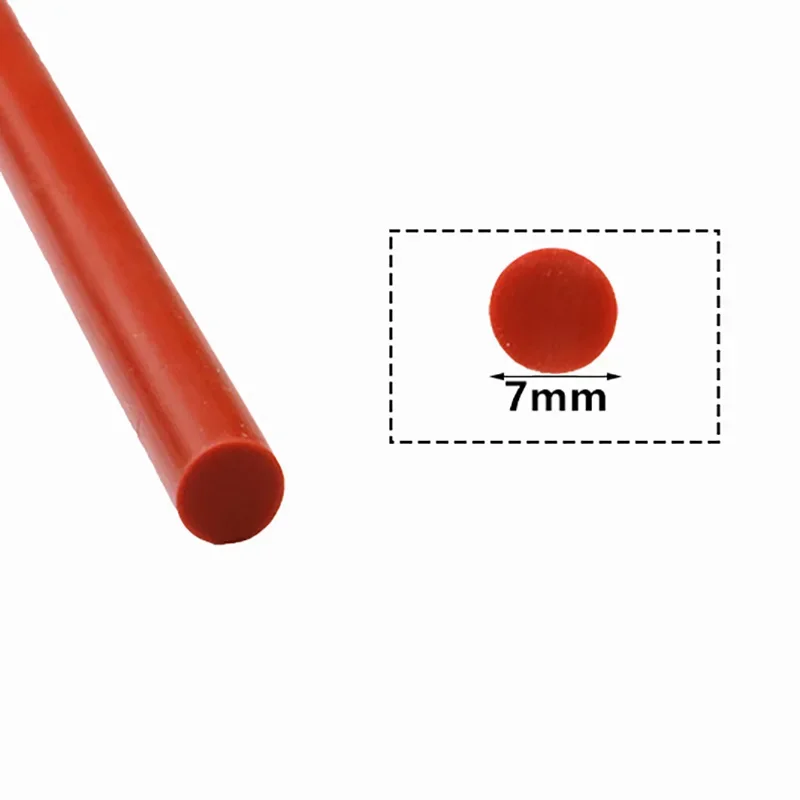 

Diameter 2mm-20mm Round Silicone Sealing Strip White Red High Temperature Resistant Solid Rubber Strips Waterproof And Dustproof