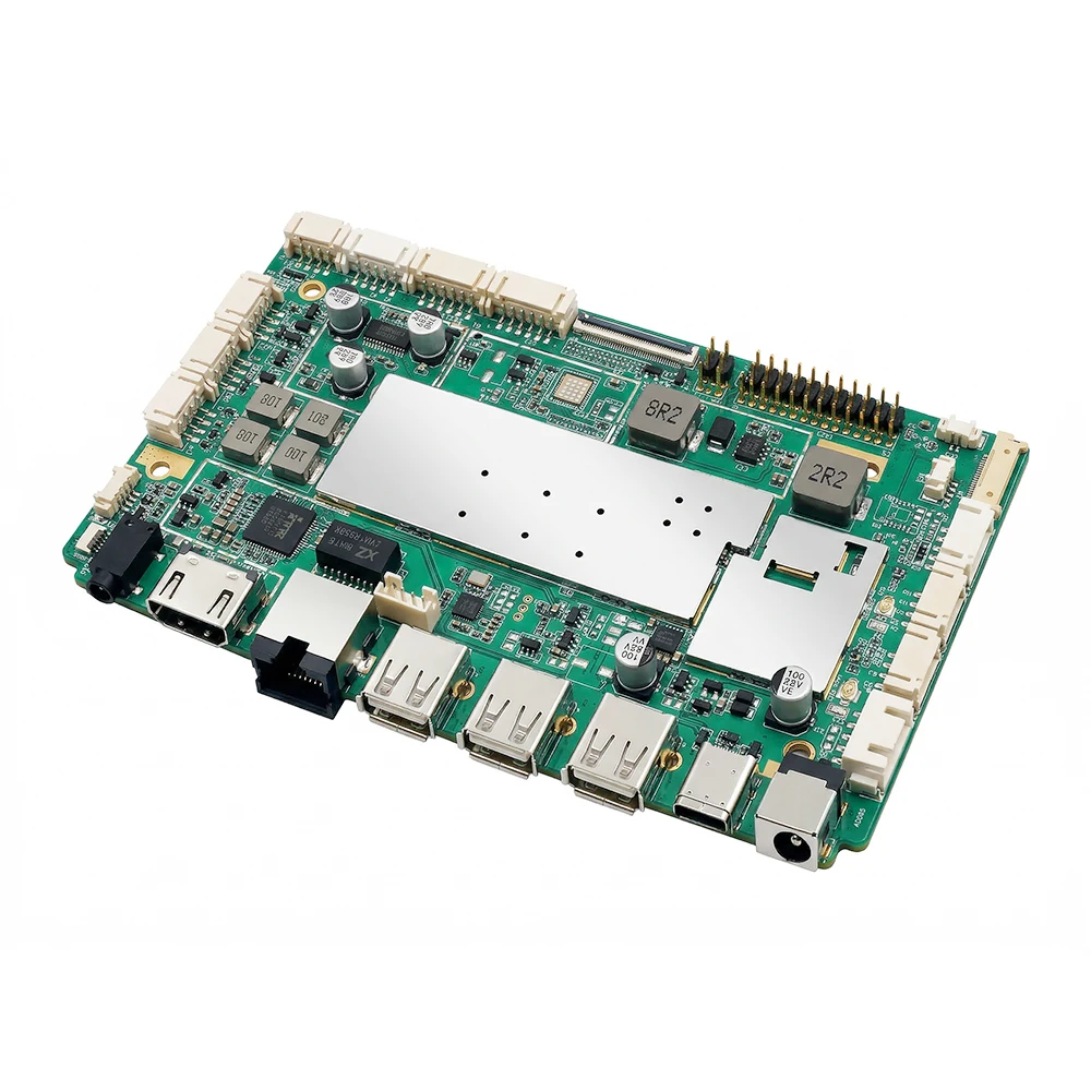 Embedded AIOT Mainboard Android 12 MTK8786 DDR4 Onboard CPU POE Powered Gigabit Ethernet 4G LTE for Digital Signage