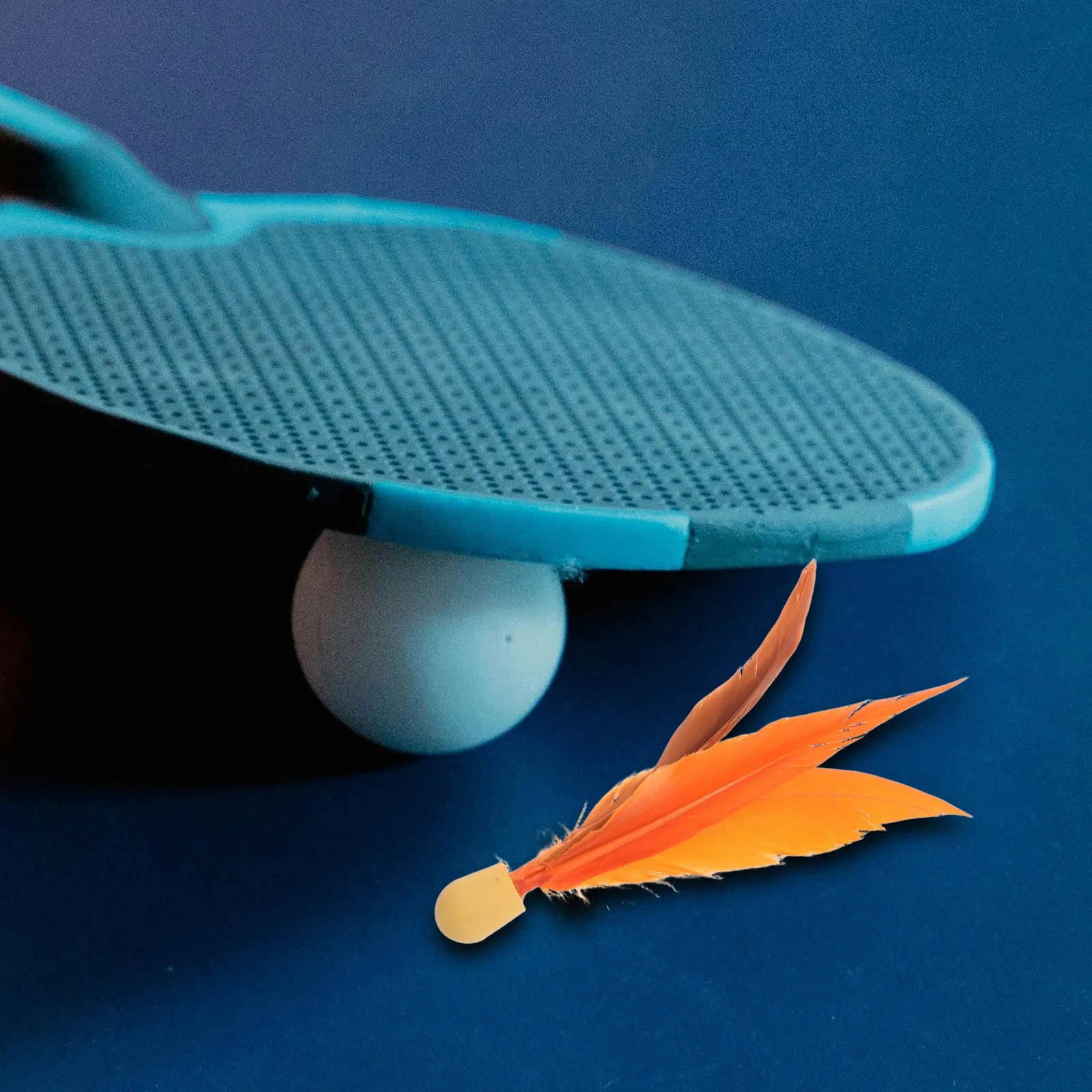 5 قطعة كرات الريشة عالية الارتداد مرونة للأطفال داخلي في الهواء الطلق اللعب استبدال بيردي ممارسة الرياضة خفيفة الوزن #6