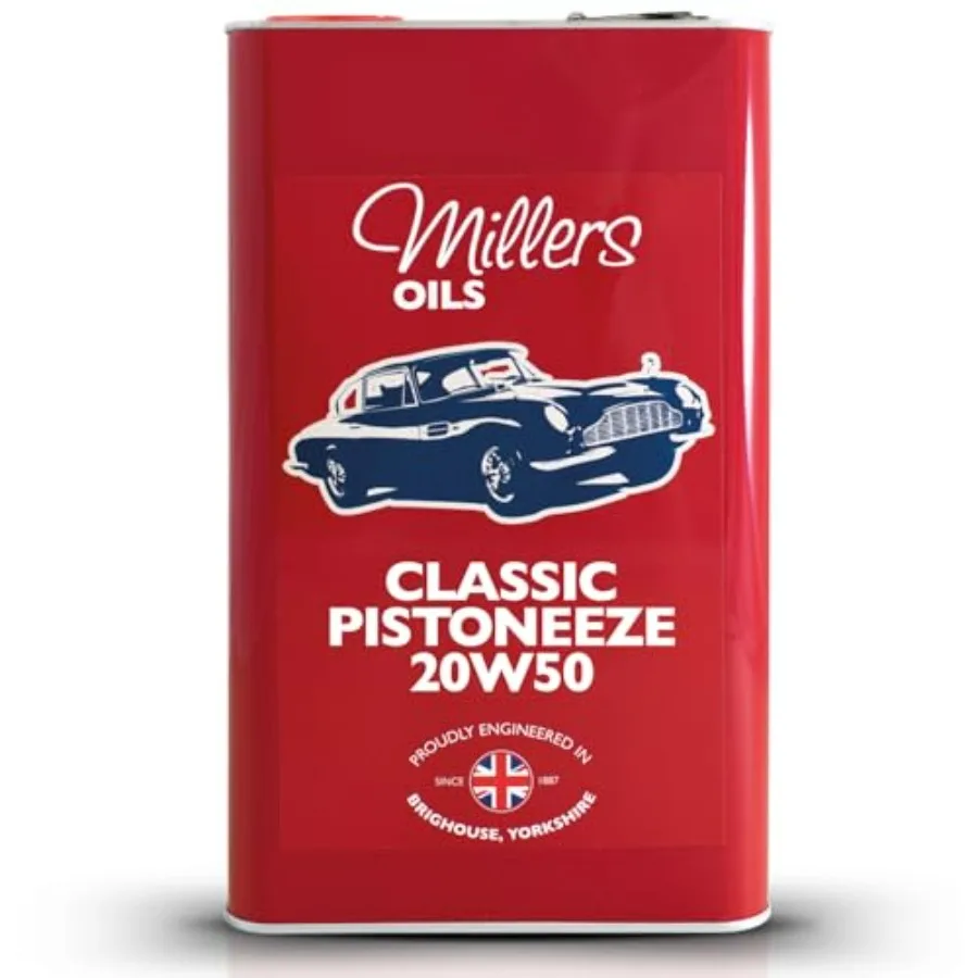 

Классическое моторное масло Pistoneeze 20W50, 5 литров, для высокопроизводительных двигателей, черное, длительная защита и плавная работа